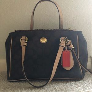 Coach leather cross-body